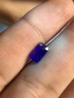 Exquiste 0.845 carat Recatngular Step Cut Blue Hauyne, Rare, Vivid and Collectible Gemstone - Image 6