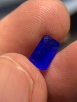 Exquiste 0.845 carat Recatngular Step Cut Blue Hauyne, Rare, Vivid and Collectible Gemstone - Image 7