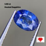 Discover the Brilliance of a 1.00ct Heated Sri Lanka Sapphire: A True Gemstone Treasure