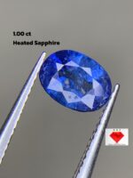Discover the Brilliance of a 1.00ct Heated Sri Lanka Sapphire: A True Gemstone Treasure