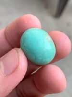 26ct Afghan Turquoise Cabochon: Vibrant Color Meets Sculptural Elegance - Image 3