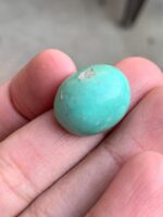 26ct Afghan Turquoise Cabochon: Vibrant Color Meets Sculptural Elegance - Image 4