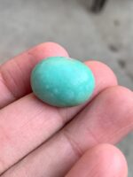 26ct Afghan Turquoise Cabochon: Vibrant Color Meets Sculptural Elegance - Image 5