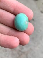 26ct Afghan Turquoise Cabochon: Vibrant Color Meets Sculptural Elegance - Image 6