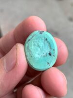 26ct Afghan Turquoise Cabochon: Vibrant Color Meets Sculptural Elegance - Image 9