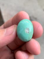 26ct Afghan Turquoise Cabochon: Vibrant Color Meets Sculptural Elegance - Image 10
