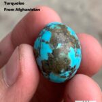 Majestic Afghan Turquoise: A 45.25 ct Cabochon Gem