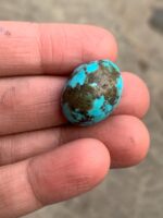 Majestic Afghan Turquoise: A 45.25 ct Cabochon Gem - Image 2