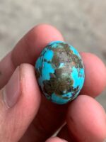 Majestic Afghan Turquoise: A 45.25 ct Cabochon Gem - Image 11
