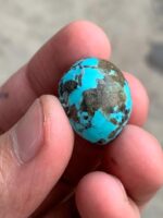 Majestic Afghan Turquoise: A 45.25 ct Cabochon Gem - Image 4