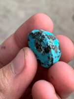 Majestic Afghan Turquoise: A 45.25 ct Cabochon Gem - Image 7
