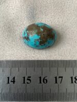 Majestic Afghan Turquoise: A 45.25 ct Cabochon Gem - Image 8