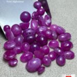 100ct Afghan Ruby Cabochons – Bold Natural Elegance in 11.02 × 7.75 × 5.94 mm