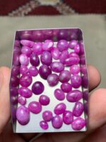 100ct Afghan Ruby Cabochons – Bold Natural Elegance in 11.02 × 7.75 × 5.94 mm - Image 3