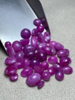 100ct Afghan Ruby Cabochons – Bold Natural Elegance in 11.02 × 7.75 × 5.94 mm - Image 12
