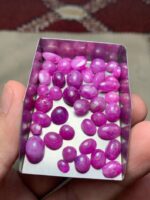 100ct Afghan Ruby Cabochons – Bold Natural Elegance in 11.02 × 7.75 × 5.94 mm - Image 14