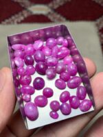 100ct Afghan Ruby Cabochons – Bold Natural Elegance in 11.02 × 7.75 × 5.94 mm - Image 8