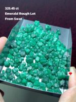 325.45ct Emerald Rough Lot from Swat: A Collector’s Cache of Untouched Green