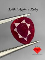 1.40 ct Afghan Ruby: A Masterpiece of Nature from the Heart of Afghanistan