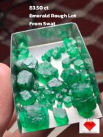 83.50ct Swat Emerald Rough – A Remarkable Collection of Natural Gems