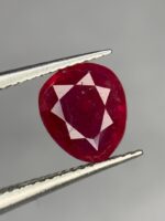 1.40 ct Afghan Ruby: A Masterpiece of Nature from the Heart of Afghanistan - Image 3