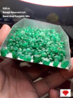 Massive 526 Carat Emerald Rough Lot – Panjshir & Swat Mix