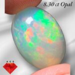 8.30 Carat Natural White Opal from Ethiopia – A True Gemstone Masterpiece