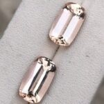 9.45 ct Katlang Topaz Pair: Cushion Cut Gemstone