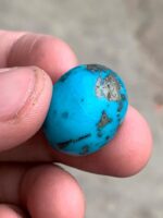 A Striking 36.86 ct Afghan Turquoise Cabochon: Size, Beauty & Natural Appeal - Image 2
