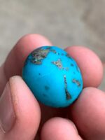 A Striking 36.86 ct Afghan Turquoise Cabochon: Size, Beauty & Natural Appeal - Image 11