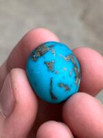 A Striking 36.86 ct Afghan Turquoise Cabochon: Size, Beauty & Natural Appeal - Image 12