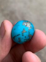 A Striking 36.86 ct Afghan Turquoise Cabochon: Size, Beauty & Natural Appeal - Image 3