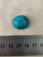 A Striking 36.86 ct Afghan Turquoise Cabochon: Size, Beauty & Natural Appeal - Image 8