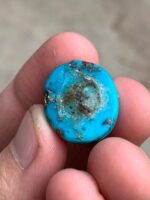 A Striking 36.86 ct Afghan Turquoise Cabochon: Size, Beauty & Natural Appeal - Image 9