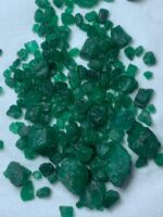 86.80ct Swat Emerald Rough Lot: Natural Untreated Crystals (9x9x8mm) - Image 6