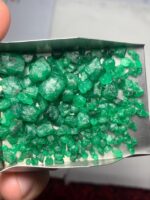 86.80ct Swat Emerald Rough Lot: Natural Untreated Crystals (9x9x8mm) - Image 10