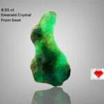 8.55 Carat Natural Emerald Crystal from Swat, Pakistan – Untreated Green Beryl Beauty