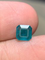0.78ct Green Hauyne Gemstone: Square Cut, Rare Gem - Image 8