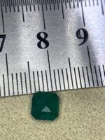 0.78ct Green Hauyne Gemstone: Square Cut, Rare Gem - Image 9