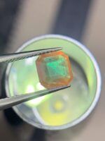0.78ct Green Hauyne Gemstone: Square Cut, Rare Gem - Image 10