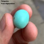 15.30 ct Afghan Turquoise Cabochon – Depth, Dimension, and Natural Beauty