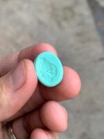 15.30 ct Afghan Turquoise Cabochon – Depth, Dimension, and Natural Beauty - Image 9