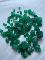 109.05ct Swat Emerald Rough Lot: Natural Pakistan Crystals - Image 9