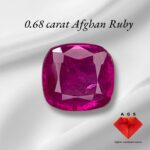 0.68 Carat Natural Afghan Ruby | Untreated & Rare Gemstone