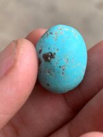 The Allure of Afghan Turquoise: A 22.60 Ct Cabochon Gem - Image 2