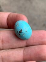 The Allure of Afghan Turquoise: A 22.60 Ct Cabochon Gem - Image 6