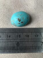 The Allure of Afghan Turquoise: A 22.60 Ct Cabochon Gem - Image 8