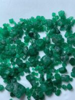 106.85ct Swat Emerald Rough Lot (14x10x6mm): Large Natural Crystals with Deep Green Color - Image 5