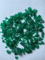 106.85ct Swat Emerald Rough Lot (14x10x6mm): Large Natural Crystals with Deep Green Color - Image 6