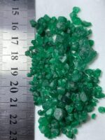 106.85ct Swat Emerald Rough Lot (14x10x6mm): Large Natural Crystals with Deep Green Color - Image 9